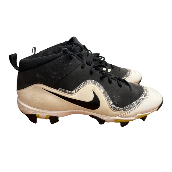 Nike Force Trout 4 Keystone Men's Baseball Cleats Black White Size 13 - Picture 2 of 6